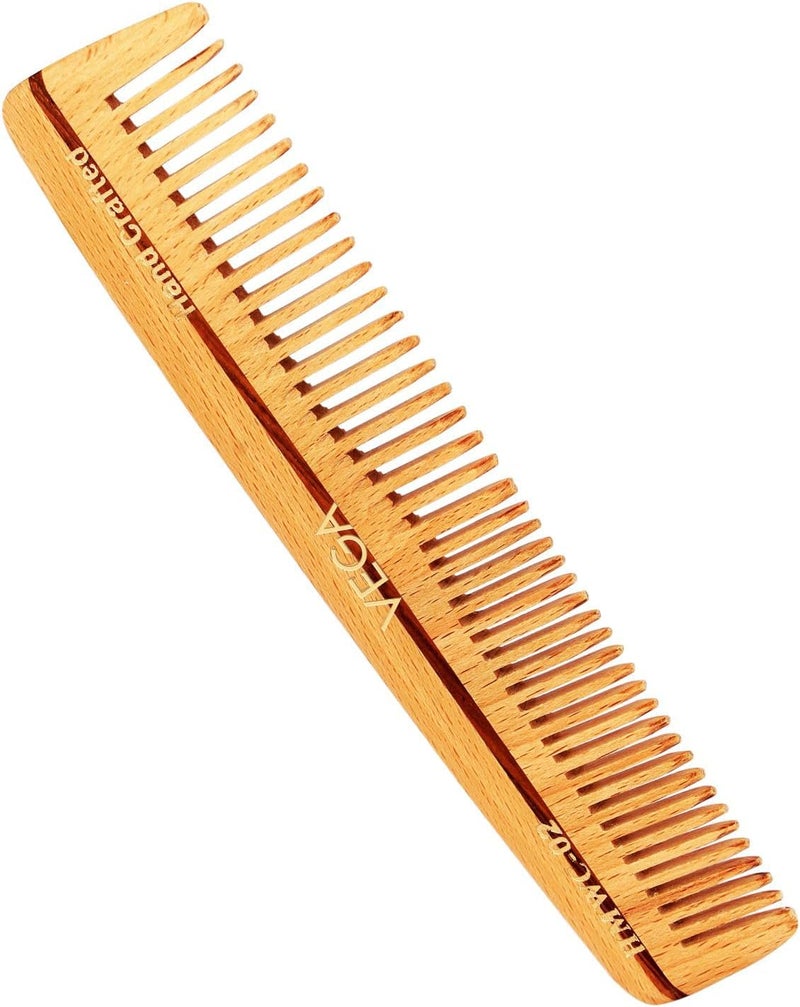 VEGA Classic Wooden Hair Comb HMWC-02 - Image 1